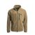 Teddy pile fleece jacka unisex khaki